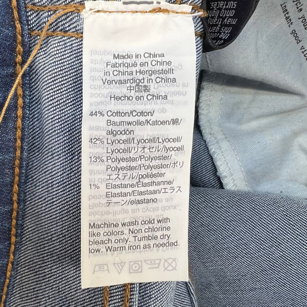 Madewell Jeans Women's 25 (2) Blue 10" High Rise Skinny Crop Button Fly Normcore - Picture 7 of 13